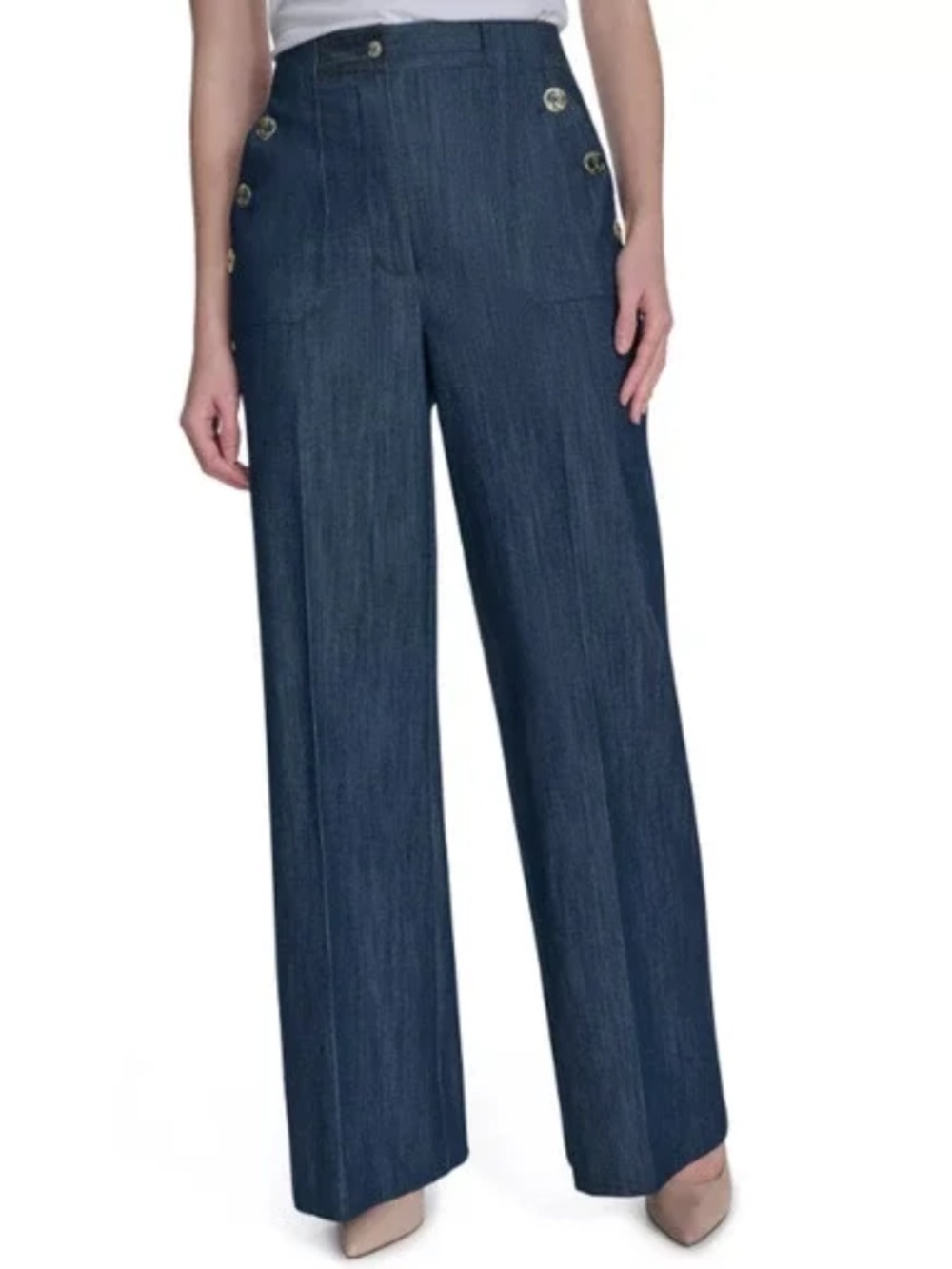 Tommy Hilfiger Denim Bootcut Leg Sailor Pants 6